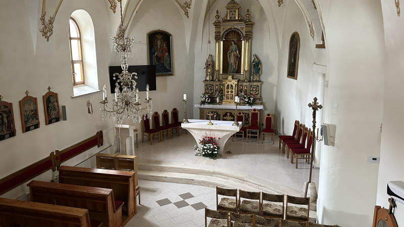 Kostol sv. Doroty vo Forbasoch - interiér
